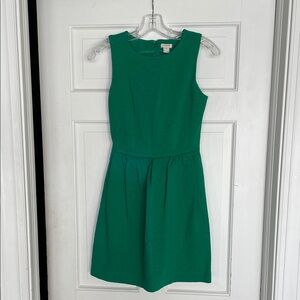 J. Crew Vibrant Green Dress